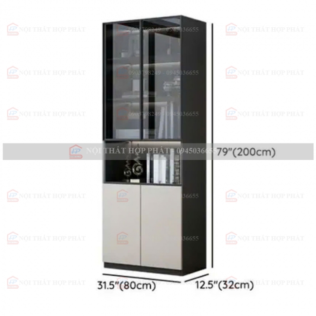 Tủ Trang Trí Gỗ TTTG026
